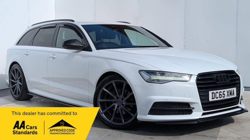 2015 Audi A6 Avant 2.0 Tdi Ultra Black Edition S Tronic Euro 6 (s/s) 5dr in White — image 1