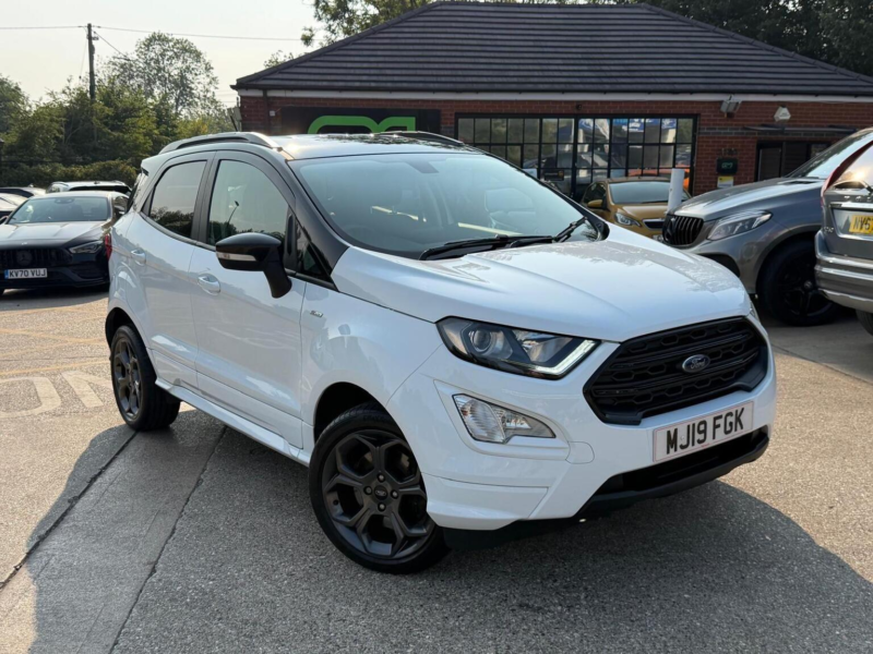 2019 Ford Ecosport 1.0t Ecoboost St-Line Euro 6 (s/s) 5dr in White — image 1