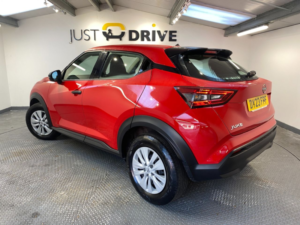 2023 Nissan Juke 1.0 Dig-T Visia SUV 5dr Petrol Manual Euro 6 (s/s) (114 Ps) in Red — image 3