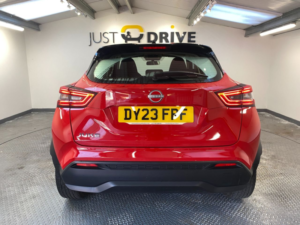 2023 Nissan Juke 1.0 Dig-T Visia SUV 5dr Petrol Manual Euro 6 (s/s) (114 Ps) in Red — image 4