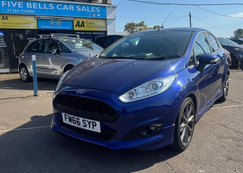2017 Ford Fiesta 1.0t Ecoboost St-Line Euro 6 (s/s) 5dr in Blue — image 1