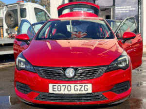 2020 Vauxhall Astra 1.4i Turbo Sri CVT Euro 6 (s/s) 5dr in Red — image 2