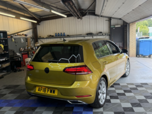 2018 Volkswagen Golf 1.5 Tsi Evo Gt in Yellow — image 4