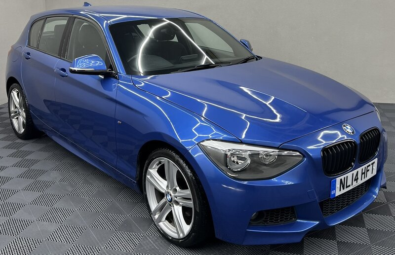 2014 BMW 1 Series 2.0 120d Xdrive M Sport 5dr in Blue — image 1