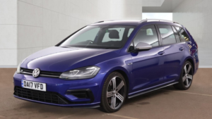 2017 Volkswagen Golf 2.0 Tsi Bluemotion Tech R Estate 310bhp 4x4,fsh in Blue — image 2