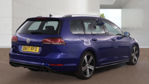 2017 Volkswagen Golf 2.0 Tsi Bluemotion Tech R Estate 310bhp 4x4,fsh in Blue — image 4