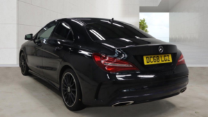 2018 Mercedes-Benz Cla 1.6 Cla200 Amg Line Night Edition (plus) Coupe 4dr Petrol 7g-Dct Euro 6 (s/s) (156 Ps) in Black — image 3