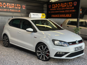 2016 Volkswagen Polo 1.8 Tsi Bluemotion Tech Gti in White — image 3