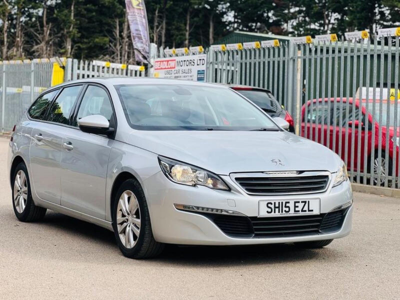 2015 Peugeot 308 Sw 1.2 Puretech Active Euro 6 (s/s) 5dr in Silver — image 1