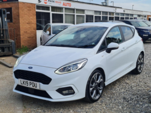 2019 Ford Fiesta 1.0t Ecoboost St-Line Euro 6 (s/s) 5dr in White — image 3
