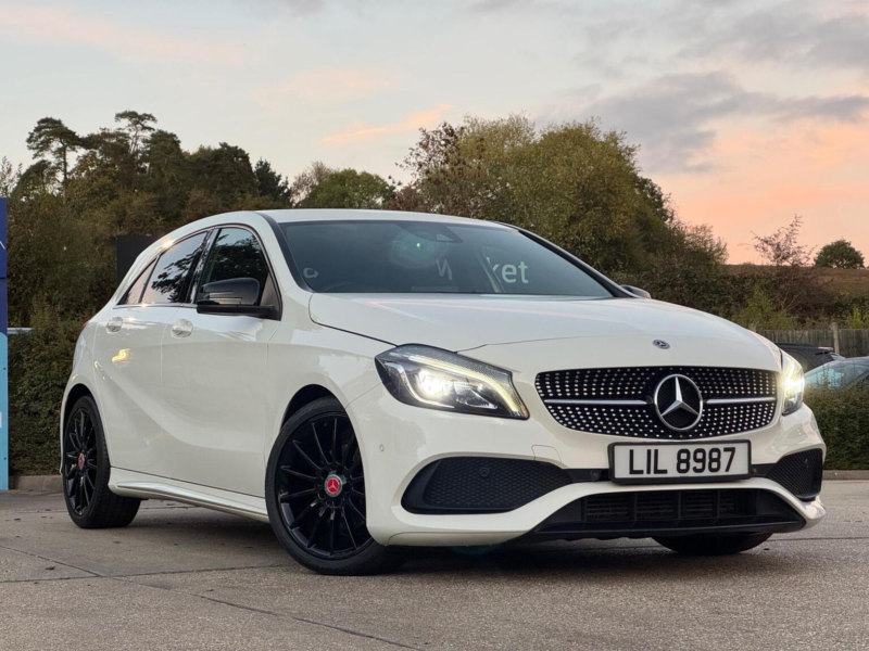2017 Mercedes-Benz A Class 1.6 A200 Amg Line (premium) 7g-Dct Euro 6 (s/s) 5dr in White — image 1