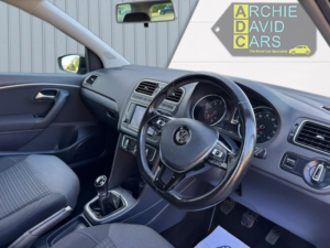 2016 Volkswagen Polo 1.0 Bluemotion Tech Match in Black — image 3