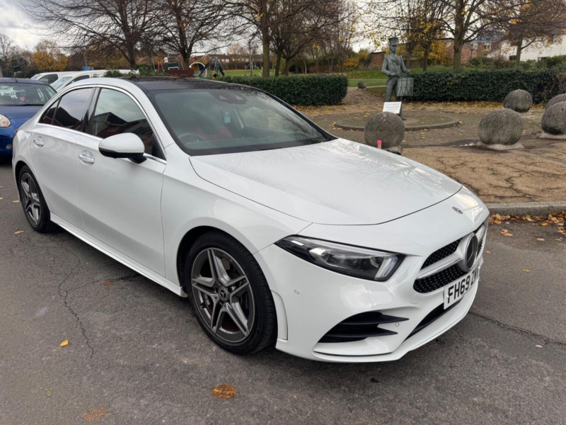 2020 Mercedes-Benz A Class 2.0 A250 Amg Line Edition (premium Plus) Saloon 4dr Petrol 7g-Dct Euro 6 (s/s) (224 Ps) in White — image 1