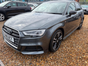 2019 Audi A3 1.5 Tfsi Cod 35 S Line Sportback Euro 6 (s/s) 5dr in Grey — image 2