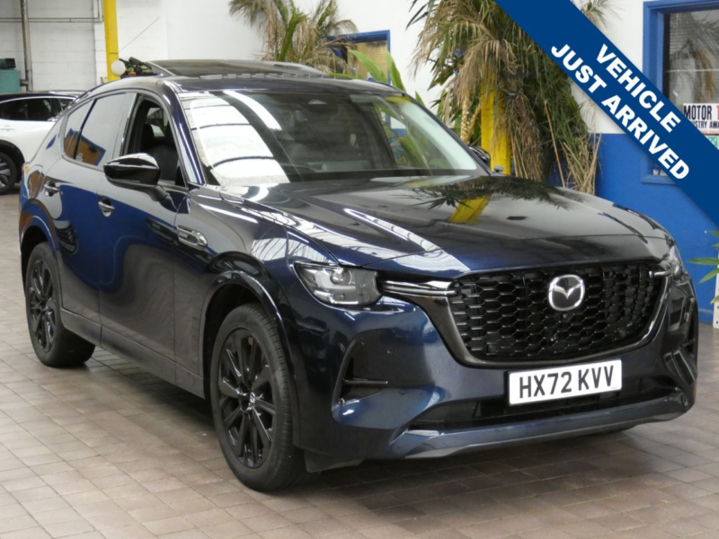 2022 Mazda Cx-60 2.5 E-Skyactiv 17.8kwh Homura SUV 5dr Petrol Plug-In Hybrid Auto 4WD Euro 6 (327 Ps) in Blue — image 1