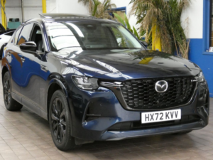 2022 Mazda Cx-60 2.5 E-Skyactiv 17.8kwh Homura SUV 5dr Petrol Plug-In Hybrid Auto 4WD Euro 6 (327 Ps) in Blue — image 5