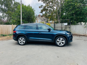 2022 Skoda Kodiaq 1.5 Tsi Act Se L DSG Euro 6 (s/s) 5dr (7 Seat) in Blue — image 3