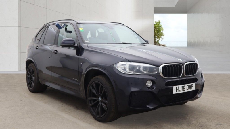 2018 BMW X5 3.0 30d M Sport SUV 5dr Diesel Auto Xdrive Euro 6 (s/s) (258 Ps) in Black — image 1
