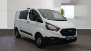 2018 Ford Transit Custom 2.0 320 Ecoblue Crew Van Double Cab 5dr Diesel Manual L1 H1 Euro 6 105 Ps in White — image 3
