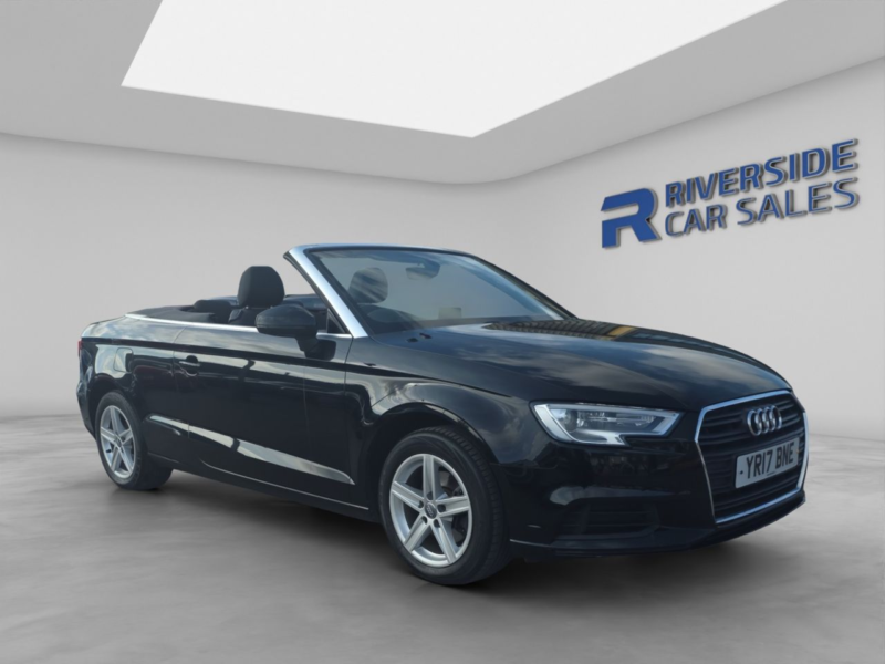 2017 Audi A3 Cabriolet 1.6 Tdi Se Convertible 2dr Diesel Manual Euro 6 (s/s) (110 Ps) in Black — image 1