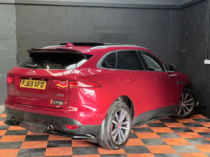 2019 Jaguar F-Pace 2.0 D240 Portfolio SUV 5dr Diesel Auto AWD Maxton Body Kit 240ps in Red — image 4