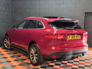 2019 Jaguar F-Pace 2.0 D240 Portfolio SUV 5dr Diesel Auto AWD Maxton Body Kit 240ps in Red — image 5