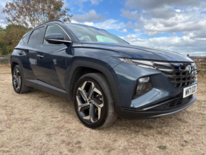 2022 Hyundai Tucson 1.6 T-Gdi 13.8kwh Ultimate Auto 4WD Euro 6 (s/s) 5dr in Blue — image 3