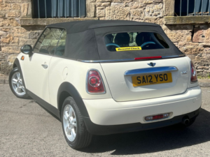 2012 MINI Convertible 1.6 One Convertible 2dr Petrol Manual Euro 5 (98 Ps) in White — image 3