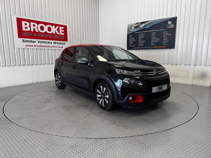 2019 Citroen C3 1.2 Puretech Flair Euro 6 (s/s) 5dr in Black — image 1