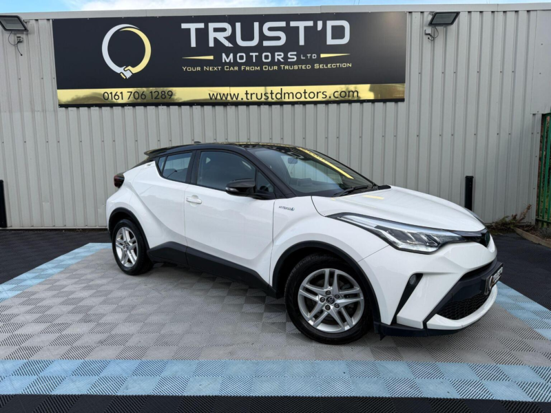 2021 Toyota C-Hr 1.8 Vvt-H Icon CVT Euro 6 (s/s) 5dr in White — image 1