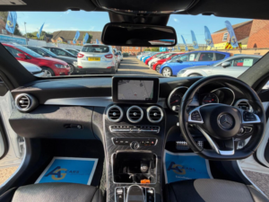 2017 Mercedes-Benz C Class 2.1 C250d Amg Line (premium Plus) G-Tronic+ Euro 6 (s/s) 2dr in White — image 2