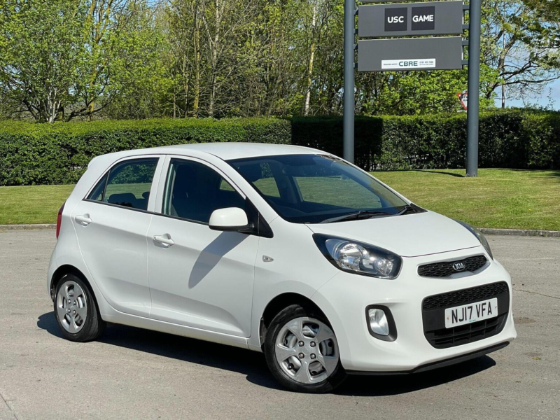 2017 Kia Picanto 1.0 1 Air Euro 6 5dr in White — image 1