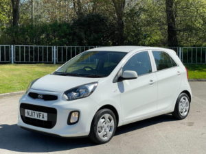 2017 Kia Picanto 1.0 1 Air Euro 6 5dr in White — image 3