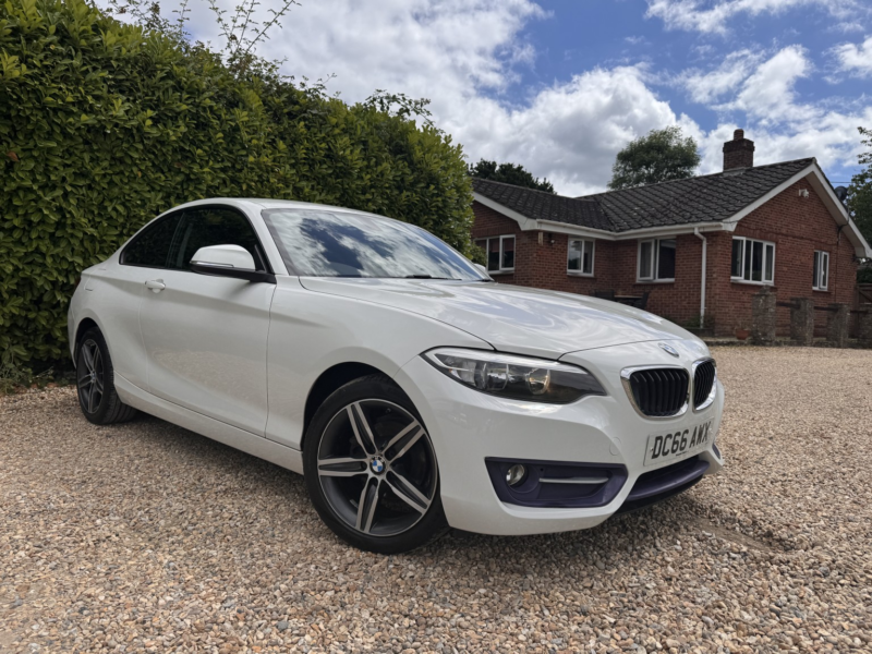 2016 BMW 2 Series 1.5 218i Sport Coupe in White — image 1
