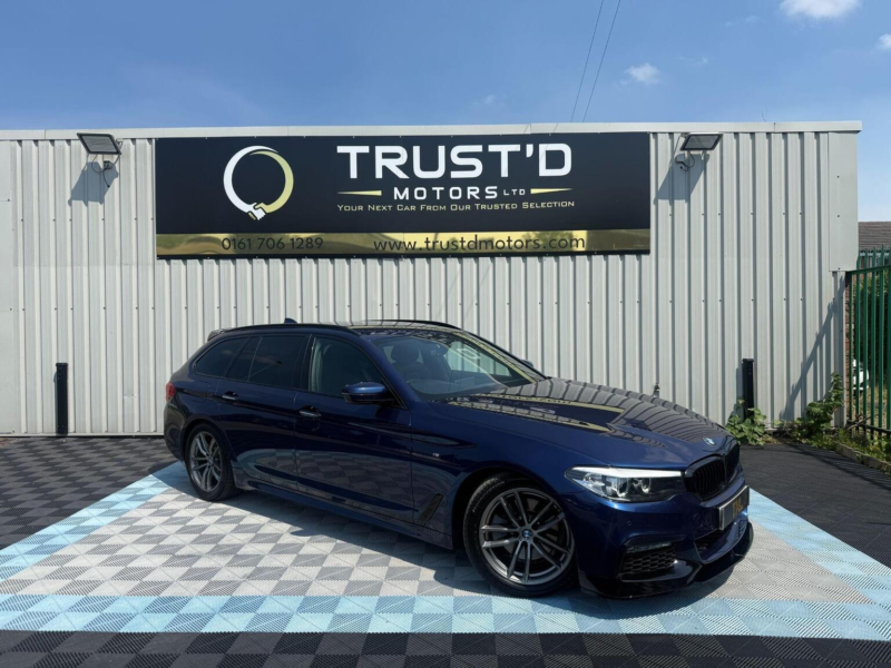 2017 BMW 5 Series 2.0 520d M Sport Touring Auto Euro 6 (s/s) 5dr in Blue — image 1