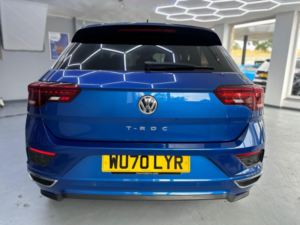 2020 Volkswagen T-Roc 1.5 Tsi Evo R-Line DSG Euro 6 (s/s) 5dr in Blue — image 4