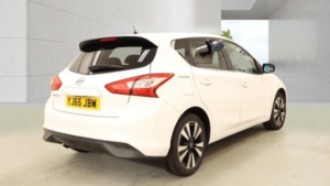 2015 Nissan Pulsar 1.2 Dig-T N-Tec White 5dr Low Tax+9 Stamps in White — image 2