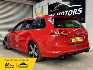 2015 Volkswagen Golf 2.0 Tsi Bluemotion Tech R DSG 4motion Euro 6 (s/s) 5dr in Red — image 3