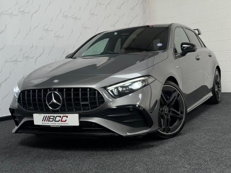 2024 Mercedes-Benz A Class 2.0 A35h Mhev Amg (premium Plus) 7g-Dct 4matic Euro 6 (s/s) 5dr in Grey — image 1