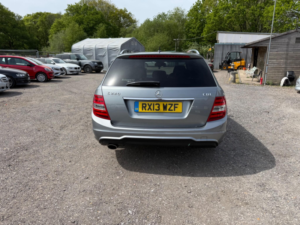 2013 Mercedes-Benz C Class 2.1 C220 Cdi Blueefficiency Amg Sport Plus G-Tronic+ Euro 5 (s/s) 5dr in Silver — image 3