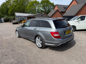 2013 Mercedes-Benz C Class 2.1 C220 Cdi Blueefficiency Amg Sport Plus G-Tronic+ Euro 5 (s/s) 5dr in Silver — image 4