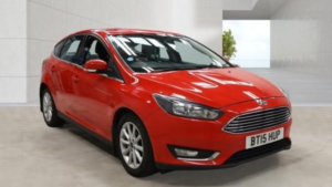2015 Ford Focus 1.0 T Ecoboost Titanium Red 5dr Satnav+low Tax+8 Stamps in Red — image 3