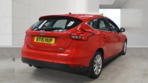 2015 Ford Focus 1.0 T Ecoboost Titanium Red 5dr Satnav+low Tax+8 Stamps in Red — image 4