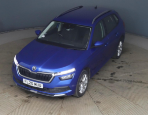 2020 Skoda Kamiq 1.5 Tsi Act Se Euro 6 (s/s) 5dr in Blue — image 3