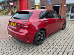 2022 Mercedes-Benz A Class 1.3 A180 Amg Line Edition (premium) 7g-Dct Euro 6 (s/s) 5dr in Red — image 4