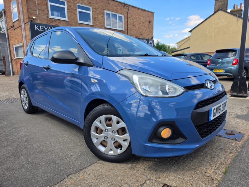 2016 Hyundai I10 1.0 S Hatchback 5dr Petrol Manual Euro 6 (66 Ps) in Blue — image 1