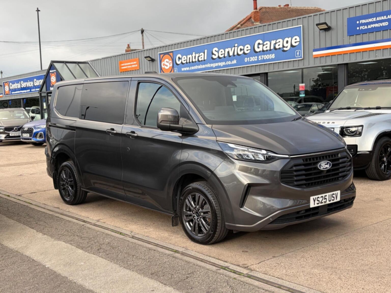 2025 Ford Transit Custom 2.0 320 Ecoblue Limited Crew Van Auto L1 H1 Euro 6 (s/s) 5dr in Grey — image 1