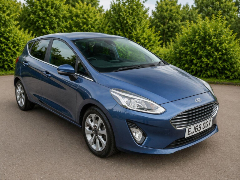 2019 Ford Fiesta 1.0t Ecoboost Titanium Euro 6 (s/s) 5dr in Blue — image 1
