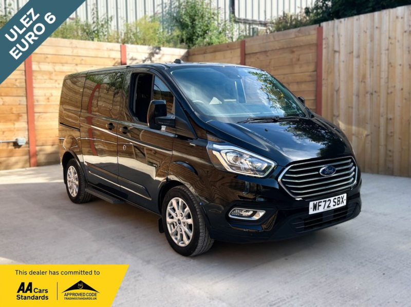 2022 Ford Tourneo Custom 4 SEAT Driver Transfer Wheelchair Accessible Disabled Access Vehicle Wav in Black — image 1