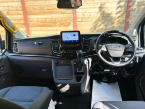 2022 Ford Tourneo Custom 4 SEAT Driver Transfer Wheelchair Accessible Disabled Access Vehicle Wav in Black — image 2